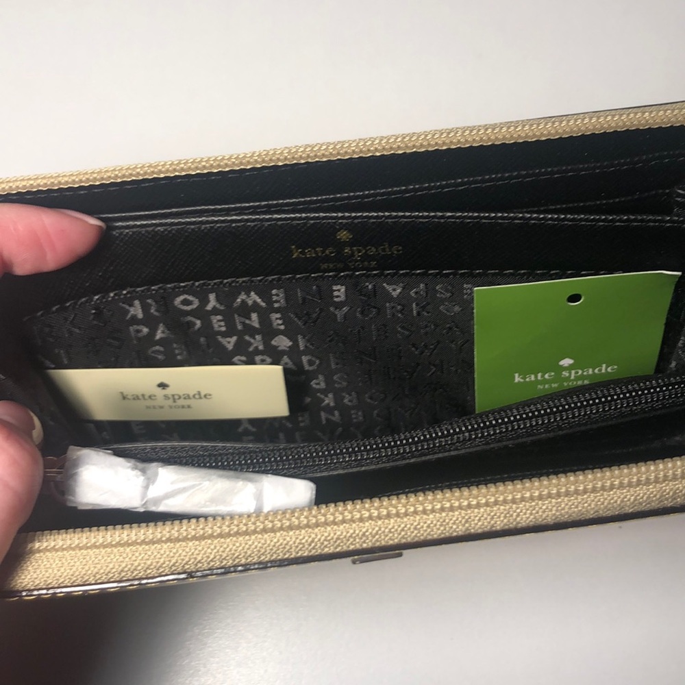 Kate Spade Mavis Street Gold Zipper Clutch Wallet - Picture 4 of 5